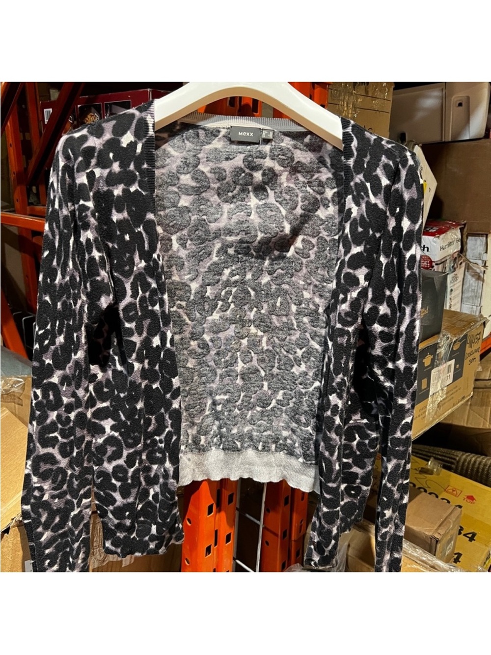 Mexx Black and Gray Patterned
Cardigan